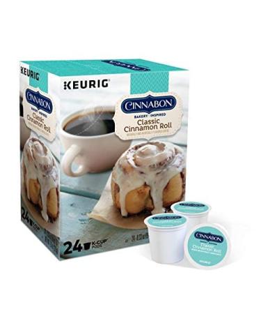 Cinnabon Classic Cinnamon Roll Keurig K-Cup Pods 48 Count - Light Roast Coffee - Buy Online on SooperMarket.com