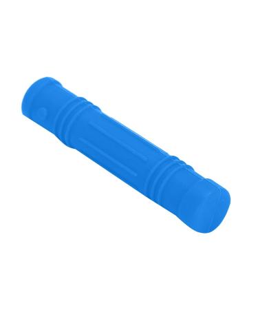 Caustic pencil attachments made of silicone safe baby bite ring pacifier sensory cheese stream for adults for older children (Blue Saber Pen Set Beißring)