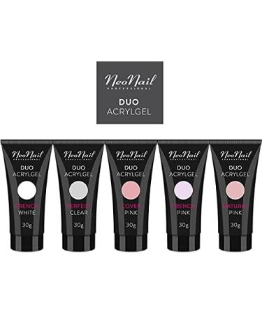 NeoNail Professional Duo Acrylic Gel 30 g Nail Extension Artificial Nails Nail Modelling Building Gel Builder Gel (Natural Pink) - Buy Online on SooperMarket.com