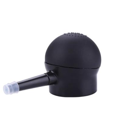 FOYTOKI 1pc Silicone Nozzle Hair Solution Loose Powder Spray Fiber Tools Hair Dye Tools Black