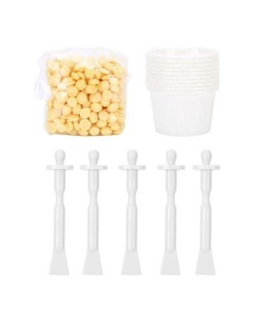 Ankroyu hair removal wax beans solid hair removal wax beans 50 g facial hair removal set for nostrils nose cleaning ear hair face eye brows