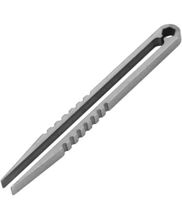 MUNEFE Tweezers Mini Tweezers Portable Tweezers Suitable for Outdoor Survival Camping and Traveling(Color) Natural Color - Buy Online on SooperMarket.com