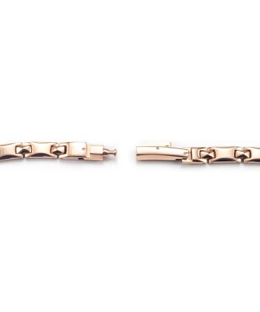 EnerMagiX Rose Gold Titanium Magnetic Necklace for Women - Germanium Chain Jewelry - Buy Online on SooperMarket.com