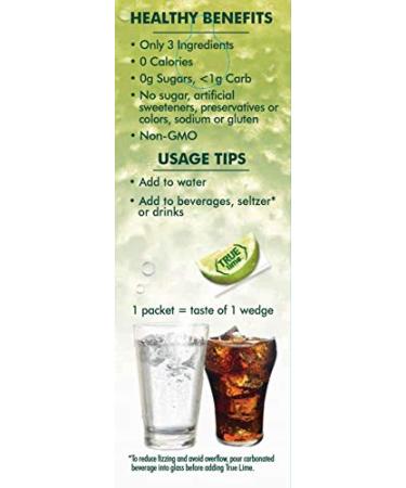 True Lime Bulk Dispenser Pack 100 Count (2.82oz) - Convenient Lime Flavoring for Drinks & Recipes - Buy Online on SooperMarket.com