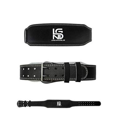 Weight leaks Fitness belt leather belts for bodybuilding strength training fitness weight lifting CrossFit training - leather training belt extra stiff for optimal protection