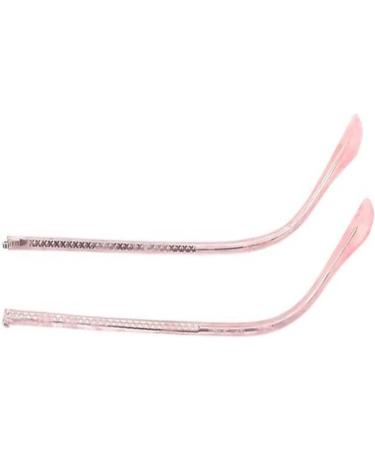 Ranara Glasses End Spikes Replacement - Clear Pink Plastic Legs & Accessories for Glasses Repair - 1 Pair - Buy Online on SooperMarket.com