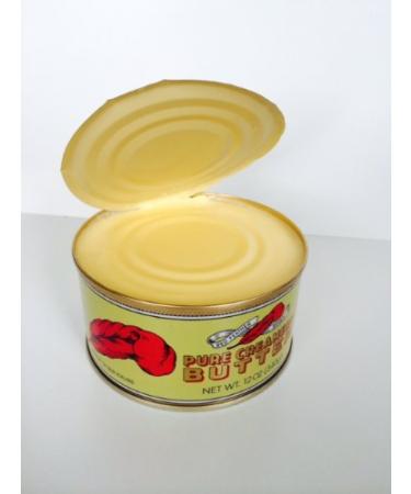 Red Feather Creamery Canned Butter - 100% Pure New Zealand Butter - 24 Cans/Full Case, 12 Ounce - Ideal for Emergency Preparedness - Buy Online on SooperMarket.com