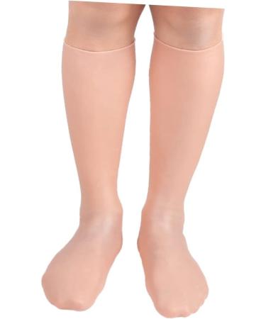 minkissy 2 Pairs Exfoliating Moisturizing Socks Girls High Heels Women s Socks Skin-friendly Care Socks Cracked Feet Moisturizing Socks Girls Moisturizing Sock Long Moisturizing Sock Sebs - Buy Online on SooperMarket.com