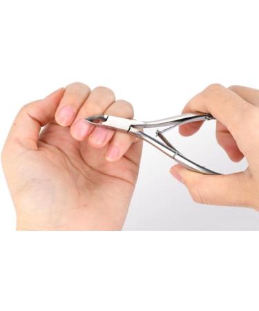 Rikans Professional Cuticle Clippers - Razor Sharp Stainless Steel Trimmer for Fingernails & Toenails - Buy Online on SooperMarket.com