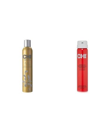 CHI Keratin Flex Finish Hair Spray 10 oz & Enviro 54 Hairspray | Natural Hold | 2.6oz
