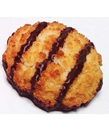 Poppies Belgium Gluten Free Chocolate Flavored Coconut Macaroon Single Serve Cookies, 1.4 Oz (24 Pack)