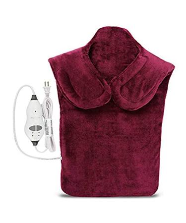 Heating cushions heating blanket heating blanket electric winter warmer 4 massage settings fast heating technology multifunctional flannel massager for shoulder and neck B