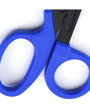Versatile Medical Scissors - Stainless Steel & PP Plastic for Emergencies | Durable Blue Outdoor Camping Tool - Buy Online on SooperMarket.com