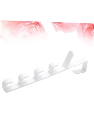 Hemoton 4 pcs Coat Over Hanger Holders Door Plastic Multifunctional Hanging Towel Portable White Hooks Hat 2pcsx2pcs Whitex2pcs - Buy Online on SooperMarket.com