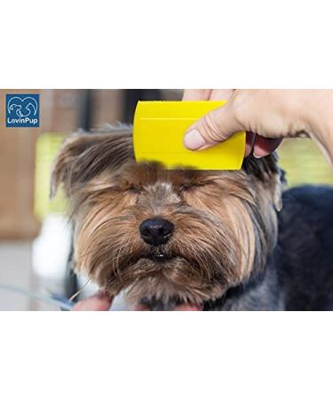 LovinPup Double Sided Dog Flea Comb - Professional Grooming and Lice Comb Set for Cats and Dogs - Buy Online on SooperMarket.com