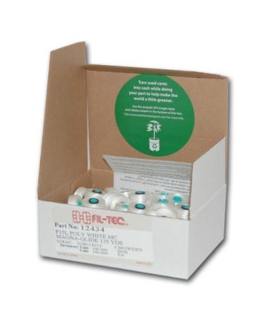 Magna-Glide Prewound"L" Bobbins White - 100 count One Pack