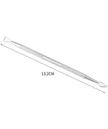Double Ends Stainless Steel Triangle Cuticle Peeler Scraper Dead Skin Pusher Remove Gel Nail Polish Nail Art Remover Tool Practical and Popular Durability and practicality - Buy Online on SooperMarket.com