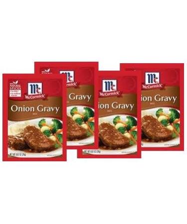 McCormick Onion Gravy Mix (.87 oz Packets) 4 Pack