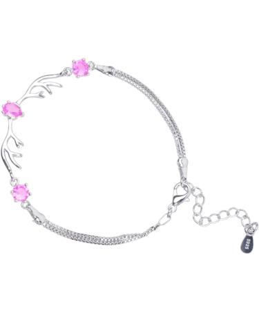 CALLARON 3pcs Jewelry Pendant Gift Antlers Miss Crystal White 18.5*1.5cmx3pcs Redx3pcs - Buy Online on SooperMarket.com