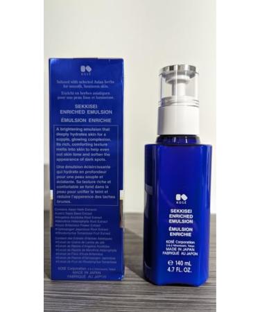 SEKKISEI Emulsion Enriched Hydrating Face Cream Serum - 4.7 Ounce | International Shipping Available - Buy Online on SooperMarket.com