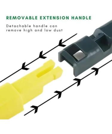 Screen Window Brush Household Glass Wiper Window Cleaning Tool With Dual-head Screen Window Cleaning Without Disassembly Yellow - Buy Online on SooperMarket.com