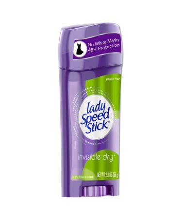 Lady Speed Stick 2.3oz Powder Fresh Deodorant 3 Pack - Invisi Dry Formula - Buy Online on SooperMarket.com
