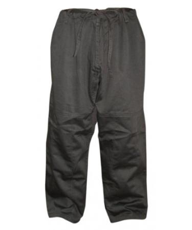 Woldorf USA Brazilian Jiu Jitsu Pants Black Rip Stop Cotton 5 A3 Fighting Pants, Training Pants, Pre-Shrunk, Ultra Light Weight Fabric, Soft Fabric Singlet
