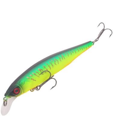 Jerkbait-for-Bass-Fishing-Minnow-Lure-Suspending-Jerk-Baits-Fishing-Lures Kit Mat Tiger--1 Pack 85mm(3-1/3"in)