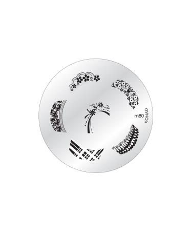 Konad stencil stamping stamping stencil M80
