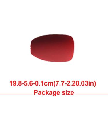 Dajidafu 1 Set Color Street Nail Strips Flat Head Style Matte Full Cover Art Decals Beauty Tool Salon Supplies Decorations 2wine red - Buy Online on SooperMarket.com