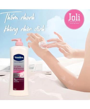 Buy Vaseline Healthy Bright UV Extra Brightening Gluta Glow Body Lotion 300ml - Enhance Skin Radiance | International Shipping Available - Buy Online on SooperMarket.com