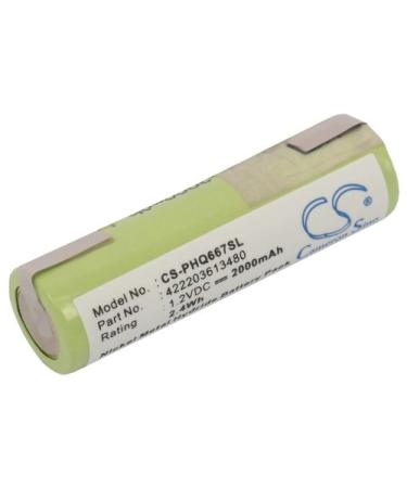 Cameron Sino 2000mAh Battery for Philips Norelco 7110X