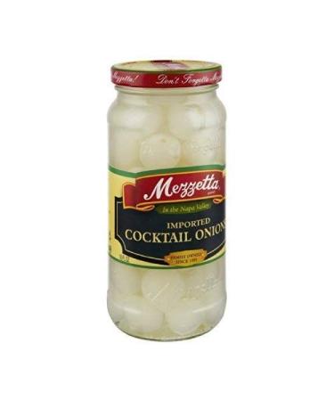 Mezzetta Imported Cocktail Onions 16 Ounce (Pack of 3)