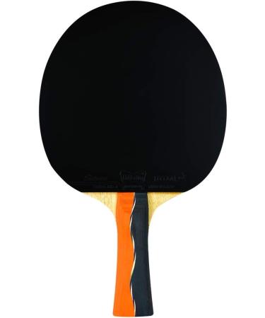 Butterfly Nakama S-1 Table Tennis Racket | Professional ITTF Approved Ping Pong Paddle with Sriver Rubber & Carbon | 2 Balls Included - Buy Online on SooperMarket.com