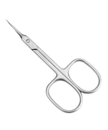 Cuticle Scissors Stainless Steel Manicure Grooming Scissors Curved Slice Pedicure Tool for Nail Cuticle Scissors