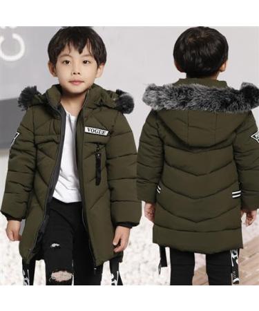 Odziezet Baby Boy Hooded Down Coat | Kids Puffer Jacket | Winter Outerwear | Black | 4-5 Years - Buy Online on SooperMarket.com