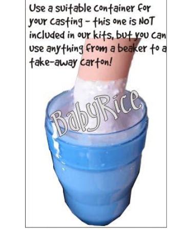 BabyRice Large Baby Hand and Foot Casting Kit with Metallic Bronze Paint - Complete Boxed Set for Perfect Keepsake - Buy Online on SooperMarket.com