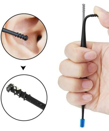 Portable Ear Cleaner Stainless Steel Ear Spoon Set Stainless Steel Ear Wax Remover Reusable Stainless Steel Ear Wax Remover Set Ear Wax Easily Removed Ideal for Personal and Home Use Blue - Buy Online on SooperMarket.com