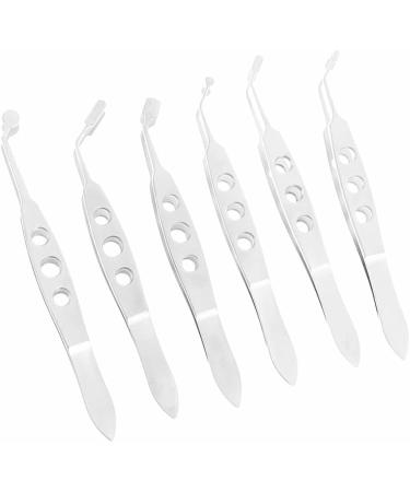 Dajidafu Stainless Steel Eyelid Precision Tweezers Eye Clogging Removal Cleaning Clamps Tools with Non-Slip Handle Personal Care Small Round Tip - Buy Online on SooperMarket.com