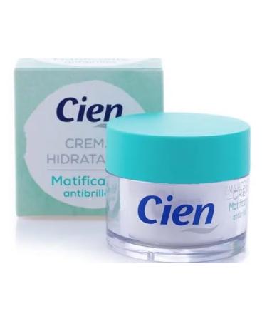Cien - Mattifying Facial Cream 50 ml. Moisturizing + Anti-Glare for Young Skin.