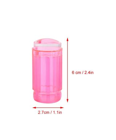 Nail Art Stamper Set - Silikon Nagellack Transfer Stamper & Schaber f r DIY Manik re - Transparent Rot | Internationaler Versand - Buy Online on SooperMarket.com