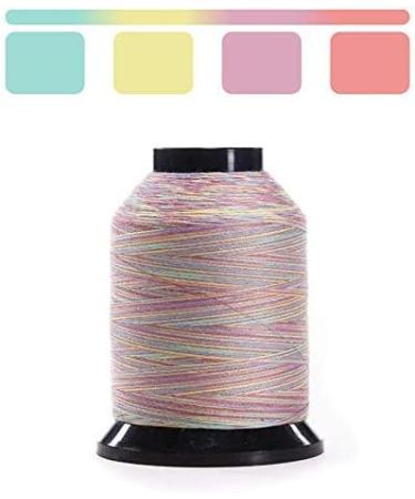 Finesse Variegated Polyester Thread 3ply 50wt 1500yds Cones for Quilting and Sewing - Pastel Colors - Buy Online on SooperMarket.com