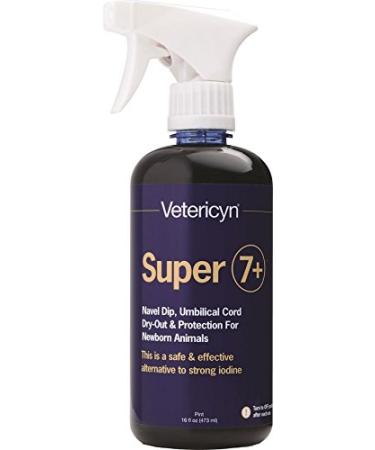 Super 7+ Newborn Navel Spray by Vetericyn Plus | Umbilical Cord Dry-Out Solution - Made in USA - 16-ounce