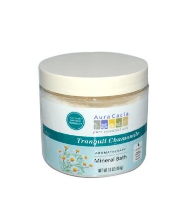 Aura Cacia Tranquility Aromatherapy Mineral Bath 16 Ounce - 3 per case.3
