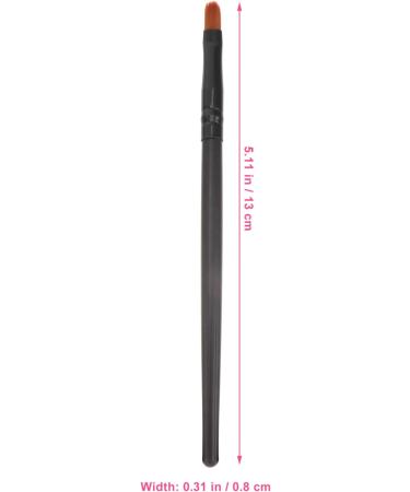 BELLIFFY 10pcs Nose Shadow Brush Travel Blush Brush Cosmetic Brush Eye Makeup Creme Blush Black Wooden Handle - Buy Online on SooperMarket.com