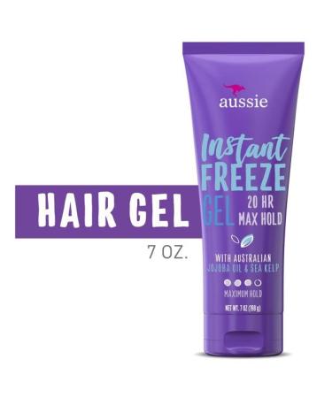 Aussie Instant Freeze Gel Maximum Hold 7 oz - Pack of 4 - Buy Online on SooperMarket.com