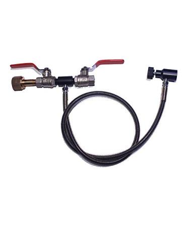 Outdoor Guy Deluxe Dual Valve CO2 Fill Station Stainless Steel with Spring Ring Hose (37)