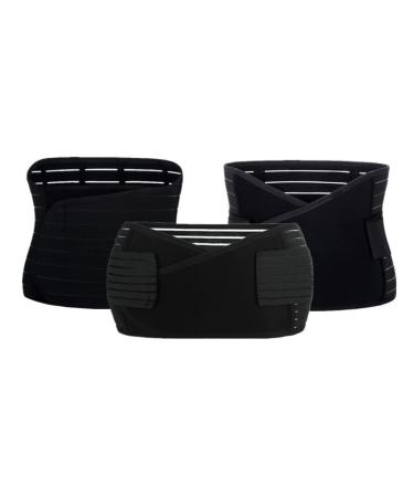 BIONICORE 3-in-1 Postpartum Belly Band Wrap Abdominal Binder - Recovery Belt for Pregnancy & C-Section - Body Shaper (Black M) - Buy Online on SooperMarket.com