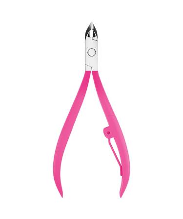 Andlane Cuticle Trimmer and Pusher - Professional Stainless Steel Nippers - Manicure/Pedicure Tool (Pink) - Buy Online on SooperMarket.com
