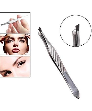 U-K Fashion Processed Pulling Hairpins Stainless Steel Eyebrows Curling Nose Hair Using Straight Tweezers Safe - Buy Online on SooperMarket.com